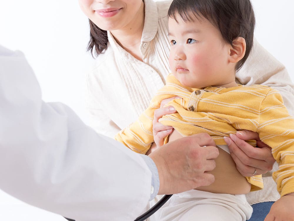 お子さまの急性疾患にも対応